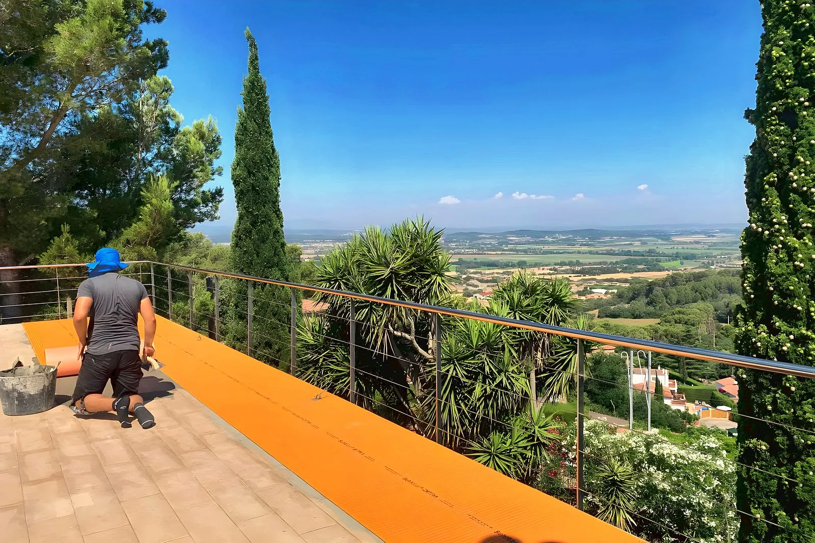 Impermeabilización de terraza con lámina