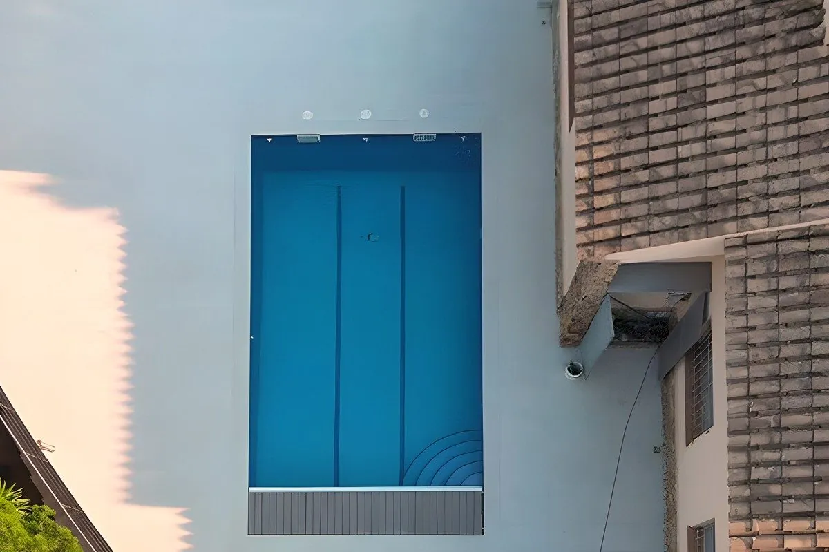 Cubierta de teja y terraza